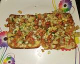 A picture of step 5 of Bread chaat.