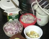 A picture of step 1 of Kerala Mutton Stew.