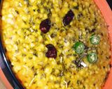 A picture of step 5 of Chany ki daal.