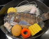 麻油酒燒魚麵線的食譜步驟3照片