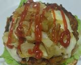 Foto del paso 15 de la receta: Hamburguesa de frijol, soja texturizada y vegetales🫘🧅🍔