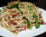 A picture of step 5 of Spaghettis.