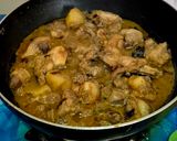 A picture of step 9 of Chicken Rezala.