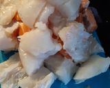 A picture of step 3 of Almu's fish soup.