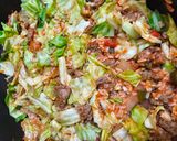 A picture of step 5 of Cabbage N Sausage Dinner.