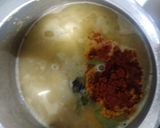 A picture of step 3 of Sindhi kadhi.