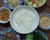 Hình bước làm 2 của món Bún bò nam bộ