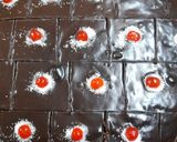 صورة لخطوة 4 من وصفة بسبوسة الشوكولاتة 🍫🥮😋💯