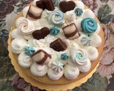 A picture of step 8 of Cream Tart (small, 7-inch) 🎂.