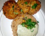 A picture of step 8 of Alo suji kabab.