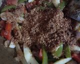 A picture of step 5 of Veg Kolhapuri.