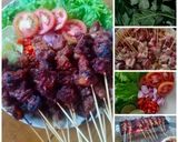 Foto langkah ke 8 dari resep Sate Sapi bumbu manis.