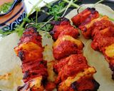 Foto del paso 5 de la receta: Pinchos de carne al pastor en freidora de aire