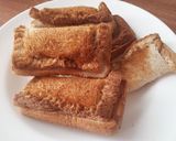 รูปขั้นตอนการทำที่ 4 ของ ขนมปังกรอบไส้กล้วย Airfryer