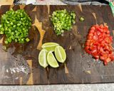 A picture of step 1 of Pork & Pepper Enchiladas.