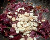 A picture of step 2 of Amaranth Pakora and Soup.