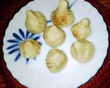 A picture of step 4 of Coconut Modak.