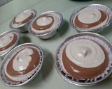 Foto langkah ke 4 dari resep Bolu Kukus Mekar Choco Moccacinno.