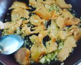 A picture of step 1 of Baked Pasta with Arugula Pesto.