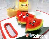 รูปขั้นตอนการทำที่ 1 ของ น้ำแตงโมปั่น