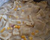 Foto del paso 6 de la receta: Raviolis de pollo con maíz