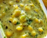 A picture of step 4 of Corn Ki Sabzi.