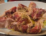 A picture of step 2 of Garlic and Rosemary Lamb Chops.