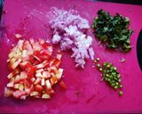 A picture of step 2 of Besan chilla.