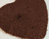 A picture of step 3 of Chocolate ganache cake.