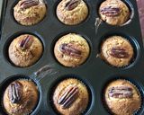 Φωτογραφία βήματος 8 της συνταγής Muffins με πέκανς, κανέλα και μπανάνα