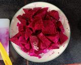 Foto langkah ke 2 dari resep Pure Buah Naga MPASI.