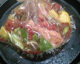 Foto del paso 6 de la receta: Arañita con verduras a la bolsa