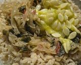 Foto del paso 2 de la receta: Zapallitos Rellenos Con Arroz y Queso / Receta Vegetariana