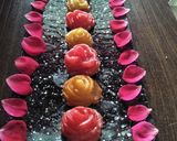 A picture of step 8 of Gulab pitha.