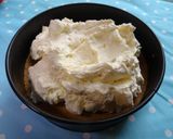 A picture of step 3 of Eton Mess Cheesecake.