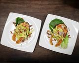 A picture of step 5 of Grilled Salted Salmon with Mango Salad.