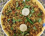 A picture of step 4 of Moong Sprouts Chaat.