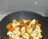 Foto langkah ke 3 dari resep Ca kembang kol Pelangi.