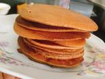 Bánh pancake cacao bước làm 5 hình