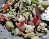 A picture of step 3 of Mix Veg Biryani.