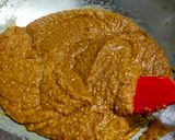 A picture of step 5 of Mohanthal.