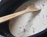 Une image de l'étape 2 de Pommes de terre façon carbonara en cocotte 🙂.