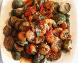 Foto langkah ke 4 dari resep Oseng Terong Udang Pedas.