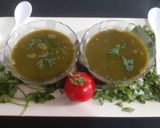 A picture of step 3 of Palak Soup.