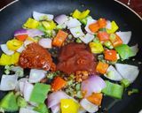 செஷ்வான் சிக்கன் (schezwan chicken recipe in Tamil) ரெசிபி ஸ்டேப் 5 புகைப்படம்