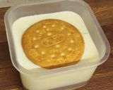 Foto langkah ke 4 dari resep Marie susu dessert box - snack MPASI 12m+ BB Booster.
