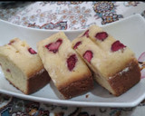 عکس مرحله 4 از دستور کیک توت فرنگی(دلبر😍)