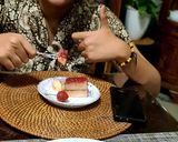 Foto langkah ke 16 dari resep Strawberry Cheddar Cheese Cake 🍓🧉😋.