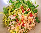 Hình bước làm 6 của món Rau Tiến Vua Trộn Tré