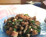 Foto langkah ke 4 dari resep Cumi Asin Cabe Ijo.